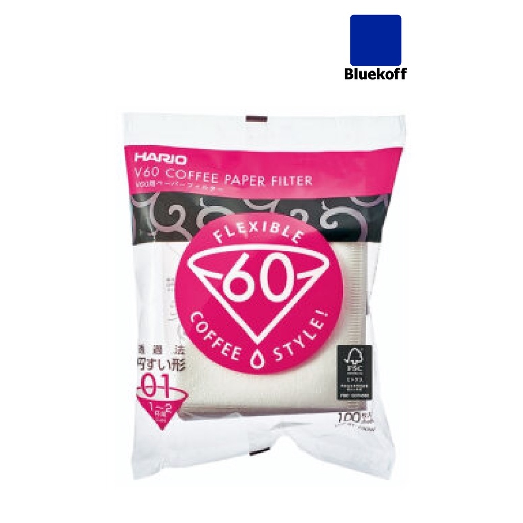 Hario V60 Bleached Coffee Filter V01 กระดาษกรองกาแฟดริป กระดาษฟีลเตอร์ (100 pcs./bag)