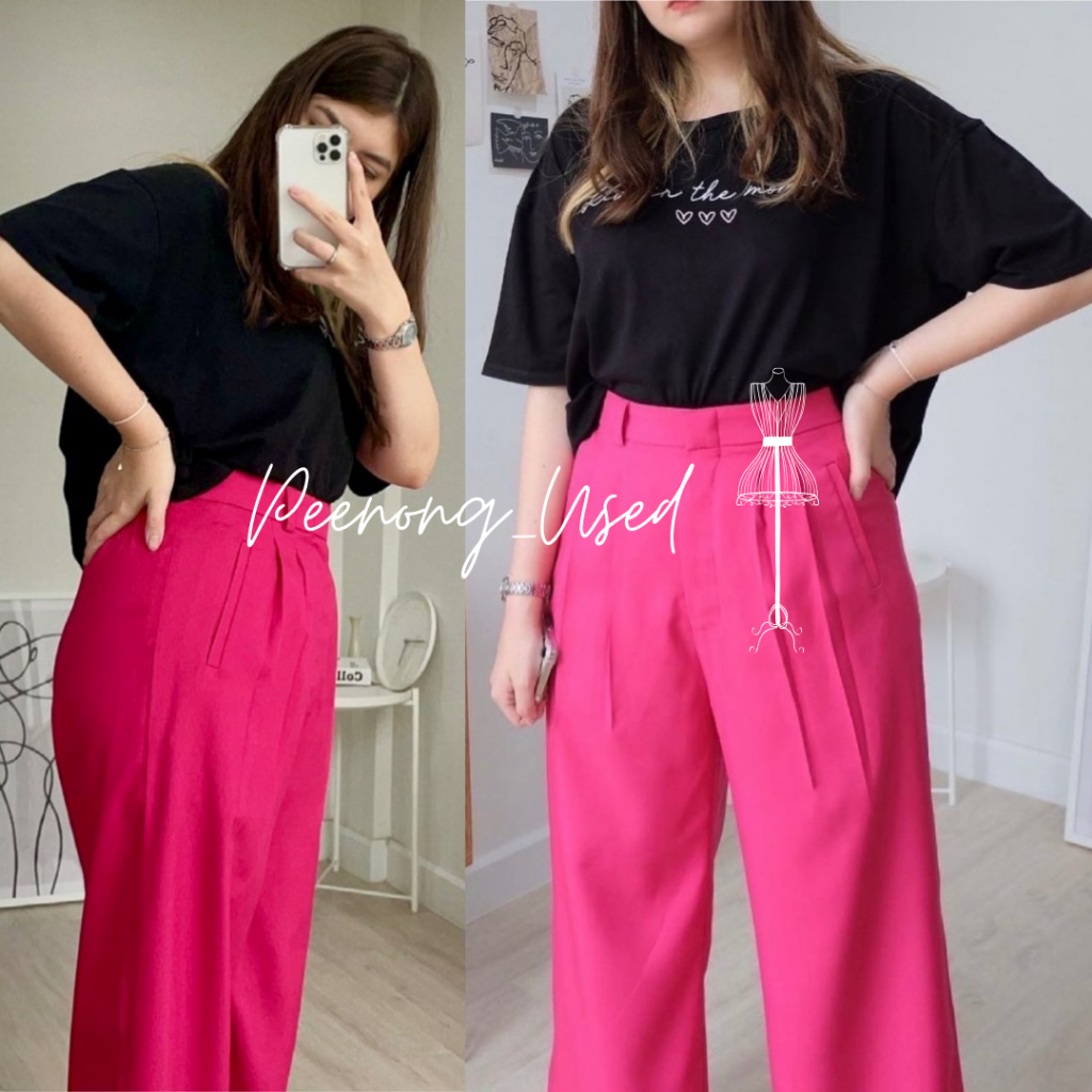 กางเกงขายาวมือสอง แบรนด์ดังขวัญใจสาว plussize 💖💖 Curveg.bkk (ซื้อมา 890) ส่งต่อ 300 💸