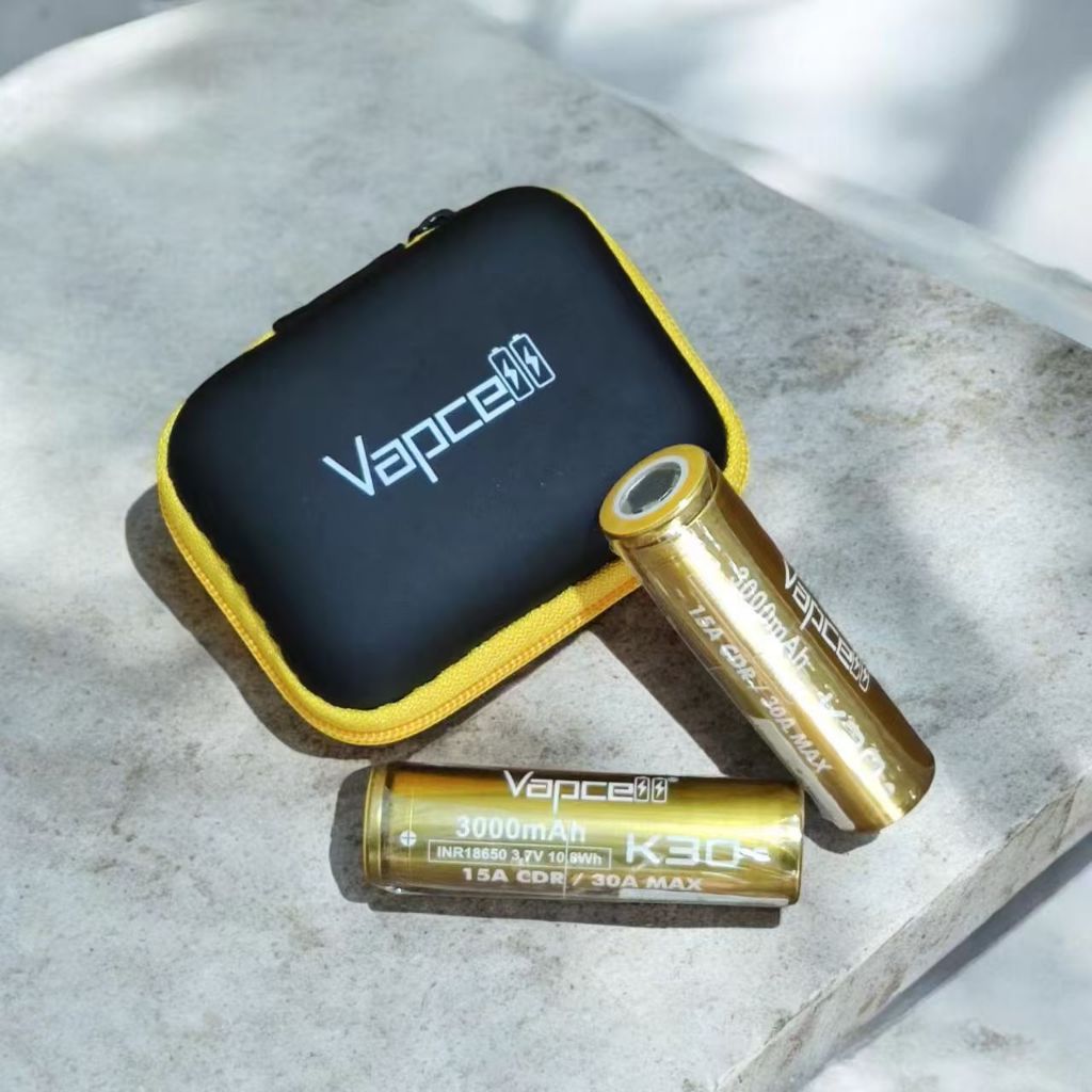 Vapcell ทอง Gold 18650 K30 3000mAh รับประกัน 1 เดือน ถ่านชาร์จแท้ 100% General Rechargeable Li-Ion B