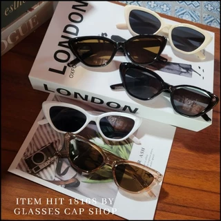 🔥พร้อมส่ง🔥 แว่นตาแฟชั่น แว่นตากันแดด ||18168|| ทรงแคทอาย [[ร้านไทย🇹🇭จัดส่งจากกรุงเทพ]]