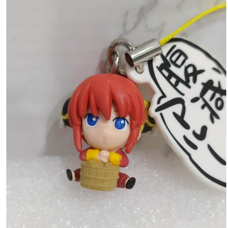 ของแท้ จากญี่ปุ่น ฟิกเกอร์ โมเดล ที่ห้อย พวงกุญแจ คางุระ กินทามะ Bandai Gintama Kagura Small Figure 