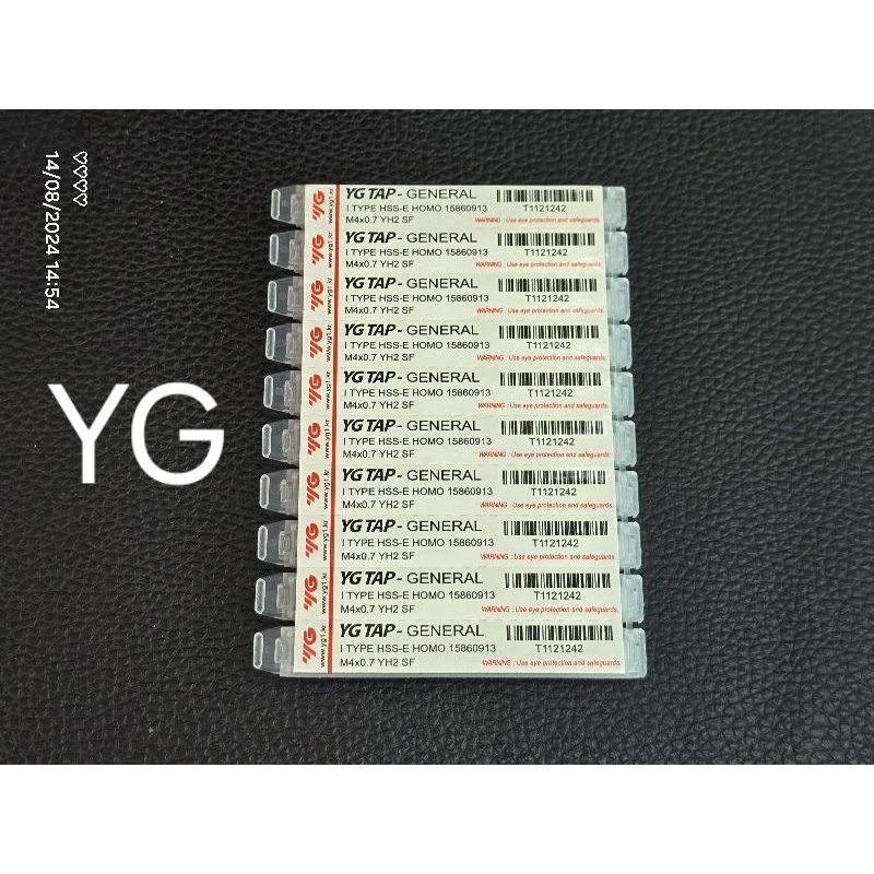 TAP ต๊าปเกลียว M4x0.7: YG OSG YAMAWAเกลียวเลื้อย รูตันได้ ทะลุได้