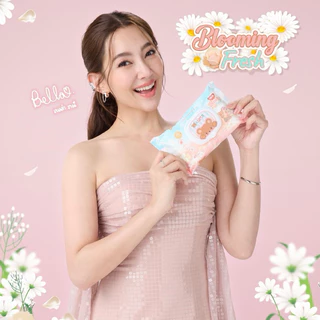 (6ห่อ/แพ็ค) กระดาษทิชชู่เปียก Kuma คุมะ กลิ่นใหม่!! Blooming Fresh บรรจุ 40 แผ่น