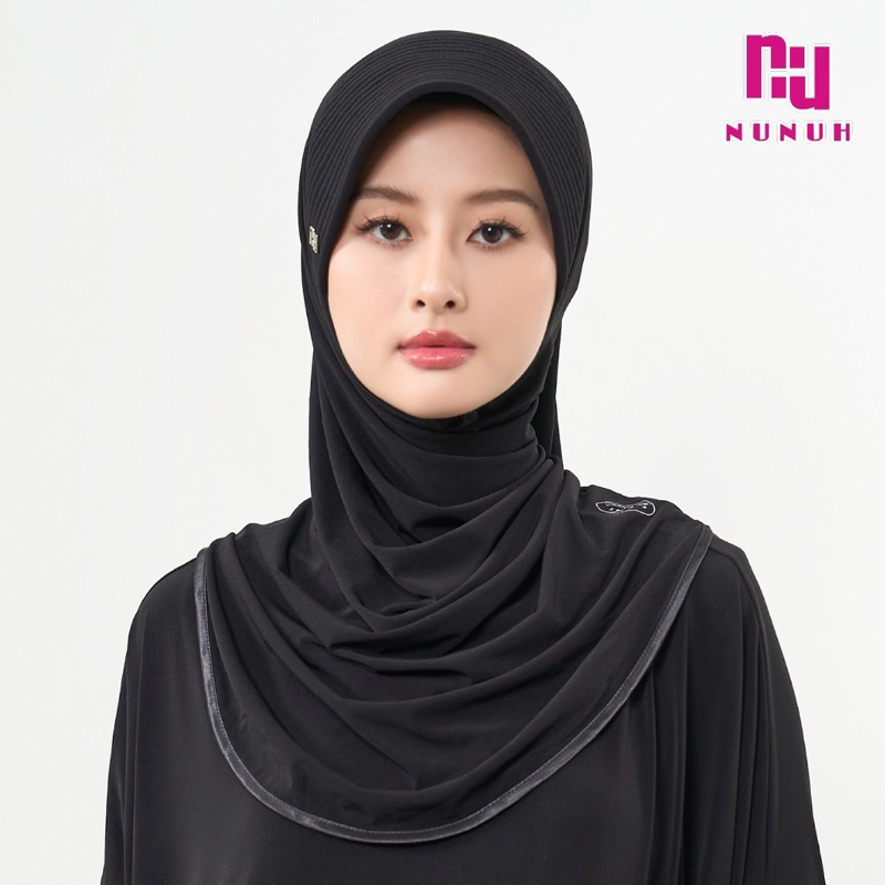 nunuh รุ่นคลาสสิค สีดำ หน้าฟองน้ำ(ไม่มีกุ้น) Nuทอง