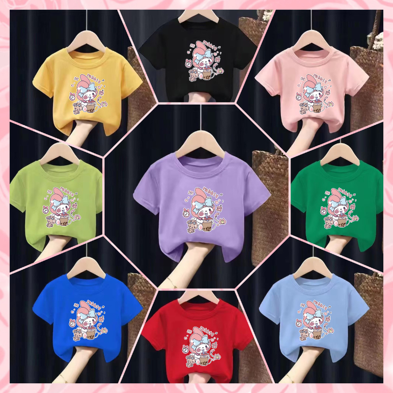 Hot2024 เสื้อยืดเด็กพิมพ์ลายการ์ตูน น่ารักๆๆๆๆ (ผ้าฝ้าย) Pattern 694