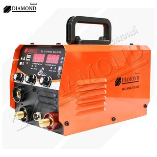 Diamond ตู้เชื่อม MIG ตู้เชื่อมไฟฟ้า 3 ระบบ รุ่น MIG/MMA/TIG-999 เครื่องเชื่อม รุ่นไม่ใช้แก๊ส CO2 อุปกรณ์ครบชุด