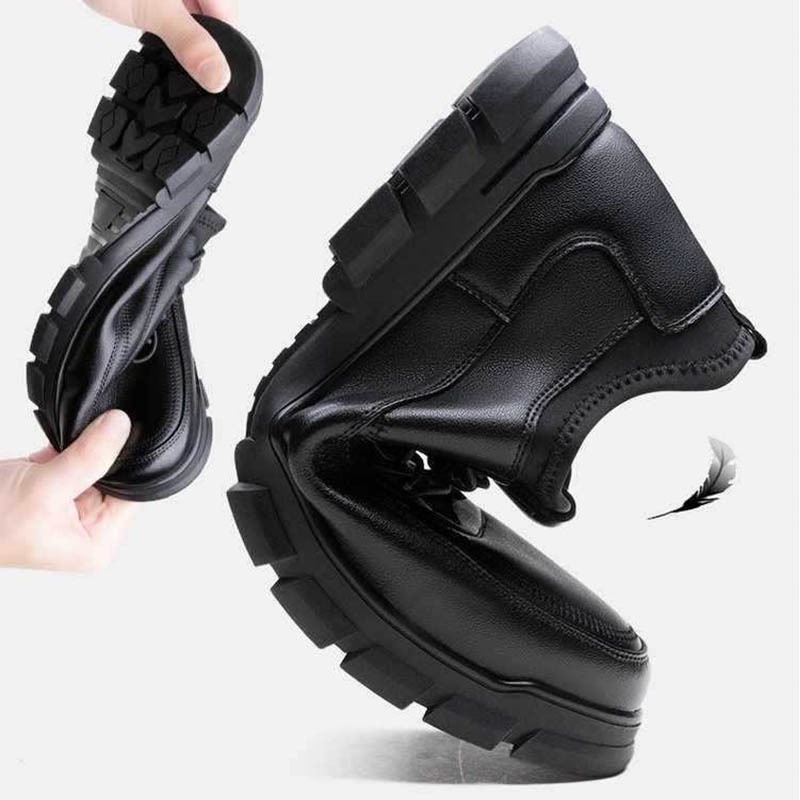 จัดส่งที่รวดเร็ว👣 Men Formal shoes รองเท้าคัทชู รองเท้าหนัง สีดำ ขนาด 39-44😎