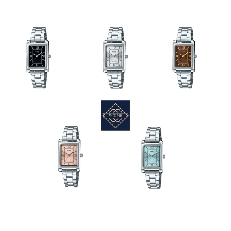 Casioของแท้รุ่น LTP-1234DDนาฬิกาข้อมือสำหรับผู้หญิง