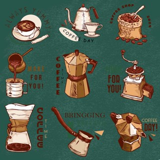 ตัวรีดติดเสื้อผ้า 159 ( 213)  Barista  Coffee  บาร์ริสต้า  แ…