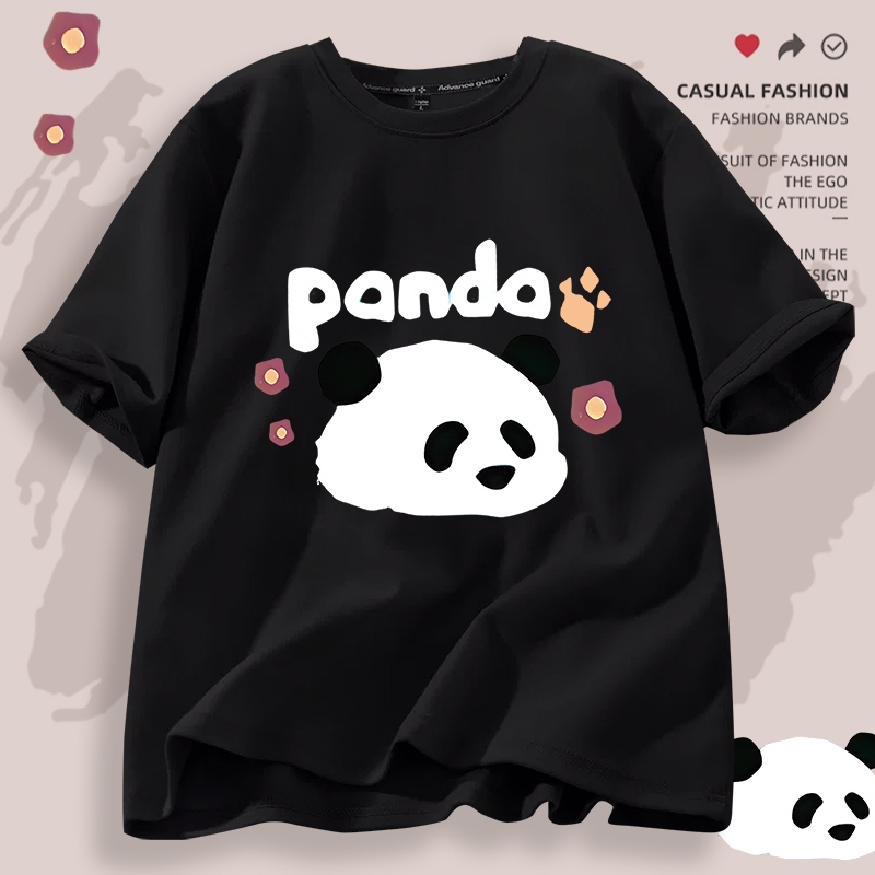 D725（พร้อมส่งจากไทย）เสื้อยืดแขนสั้น ผ้านุ่มใส่สบายฯ มี7สีหลายสีเลือกได้ S-3XL