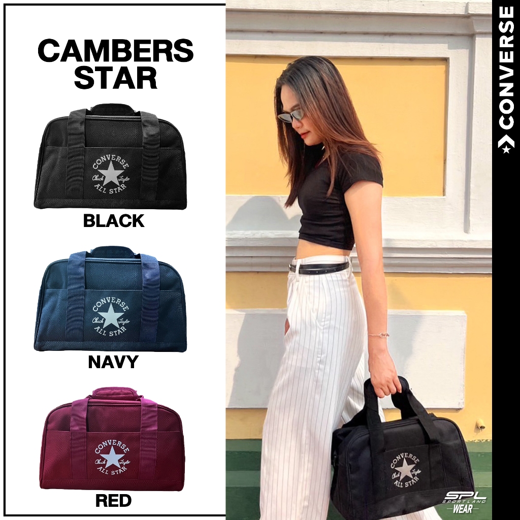 Converse Collection คอนเวิร์ส กระเป๋าสะพายข้างDuffleBag Cambers Star 1261826AUCOBKXX / 1261826BUCONAXX / 1261826CUCOREXX