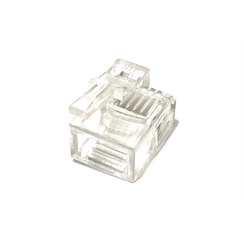 สายโทรศัพท์ หัวแบบเอียงทางซ้าย 6p6c 6 pin คอร์ สายสำเร็จ ความเร็วสูง