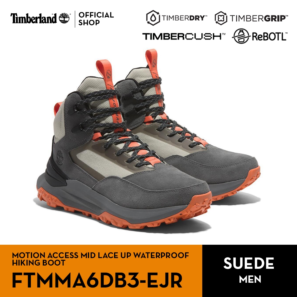 Timberland Men's MOTION ACCESS MID LACE UP WATERPROOF HIKING BOOT รองเท้าเดินป่า (FTMMA6DB3-EJR)