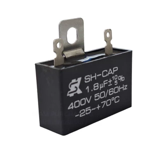 คาปาซิเตอร์ พัดลม CBB61 1.5UF/1.8UF 400V SK แบบเสียบ ขายึดเหล็ก Capacitor อะไหล่พัดลม HATARI ตัวเก็บประจุ Cพัดลม