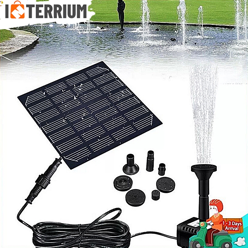 24H SHJPPING น้ำพุโซล่าเซลล์ Solar Pump ปั๊มน้ำพุ น้ำพุพลังงานแสงอาทิตย์ Fountain Solar Water Pump