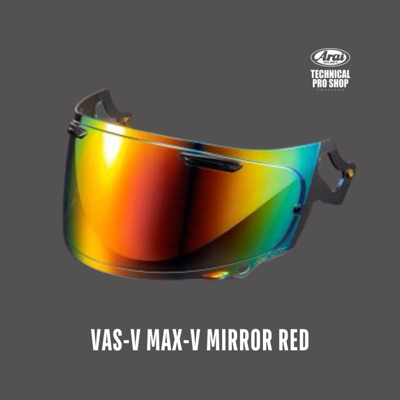 AraiVISORVASMAXMIRROR ชิวหมวกกันน็อกแบรนด์ Arai ของแท้