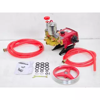 ปั้มพ่นยา 3สูบ หม้อลม ขนาด 3/4" (6หุล) แรงดันสูงสุด 40kg/cm2 ยี่ห้อ JX รุ่น JX-06-B22