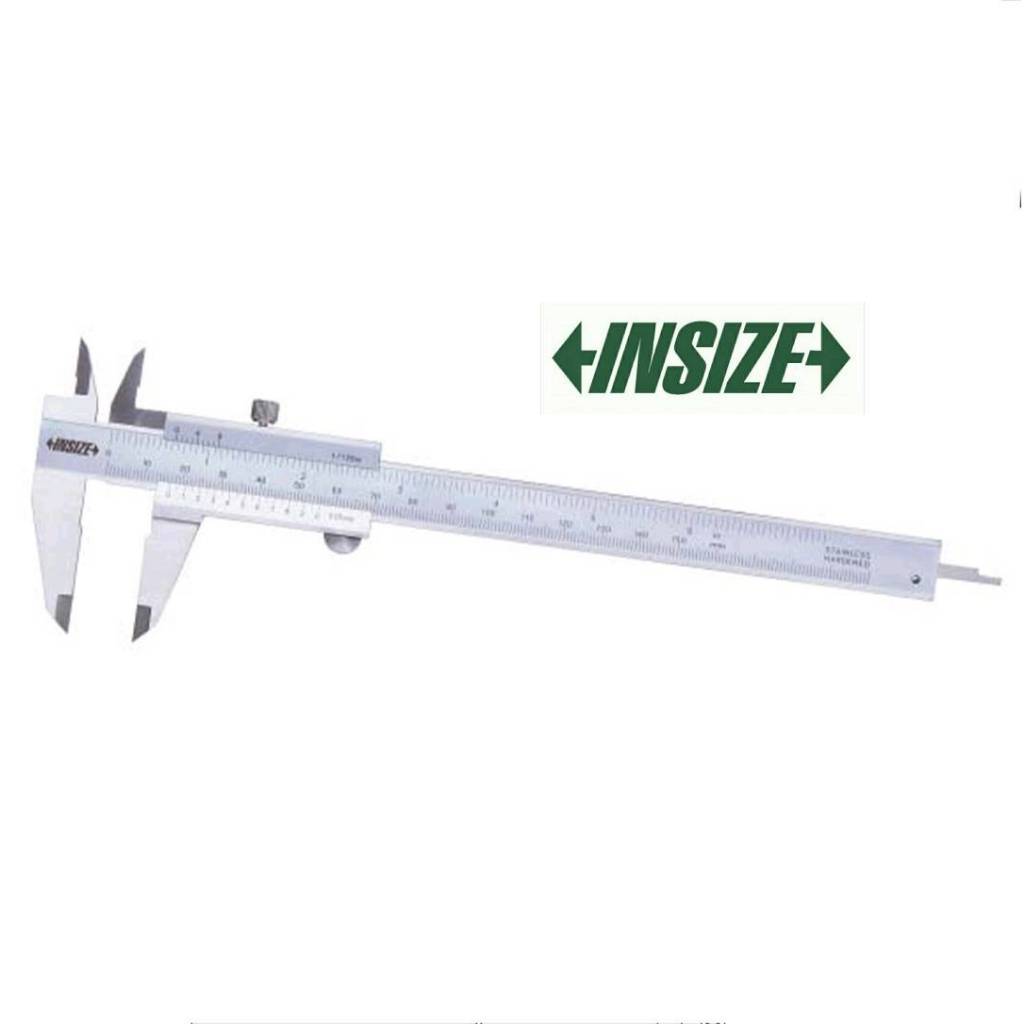 INSIZE เวอร์เนียร์ ค่าความละเอียด 0.05mm 6" / 150mm, 8" / 200mm, 12" / 300mm รุ่น 1205-150S, 1205-200S, 1205-300S