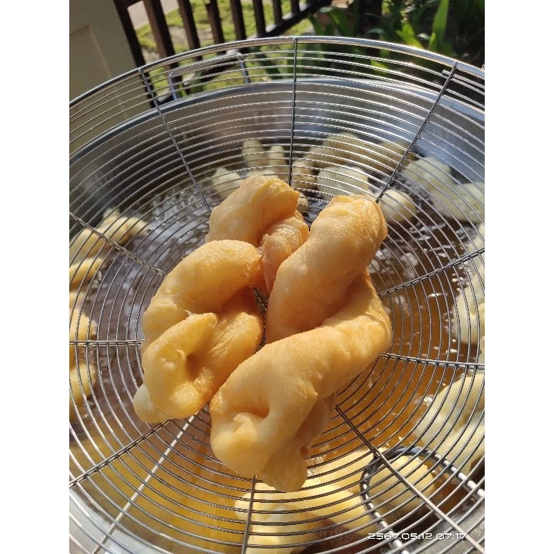 ปาท่องโก๋เกลียว(บรรจุ5ตัว)(สูตรแป้งสดโบราณ)
