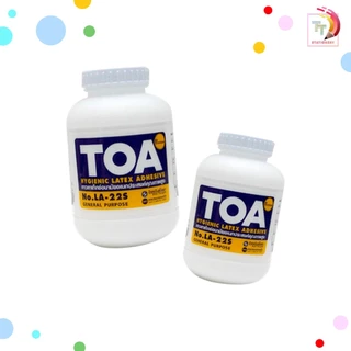 TOA (ทีโอเอ) กาวลาเท็กซ์ งานอเนกประสงค์ รุ่น LA-22S ขนาด 4 , 8 , 16 และ 32 ออนซ์ เนื้อกาวสีขาว ( 1 กระปุก )