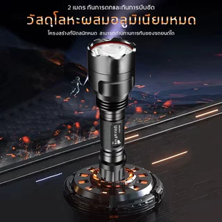 ไฟฉายสว่างมากๆ ไฟฉายแรงสูง แท้ ปรับแสงได้5ระดับ ส่องไกลถึง1000เมตร ไฟฉายชาร์จไฟ ไฟฉาย LED กันน้ำ ไฟฉายคาดหัว Flashlight