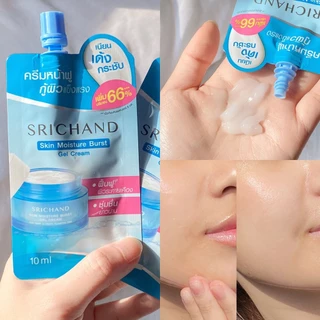 🔥กล่องx6ซอง🔥 Srichand Skin Moisture Burst Gel Cream/Skin Moisture Burst Serum ครีม/เซรั่ม