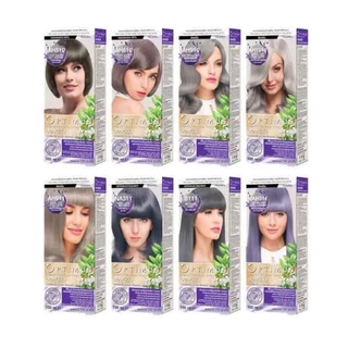 ตัดฝากล่อง #Optimus color Cream ออพติมัส คัลเลอร์ ครีม 100 ml สีย้อมผม ออแกนิค