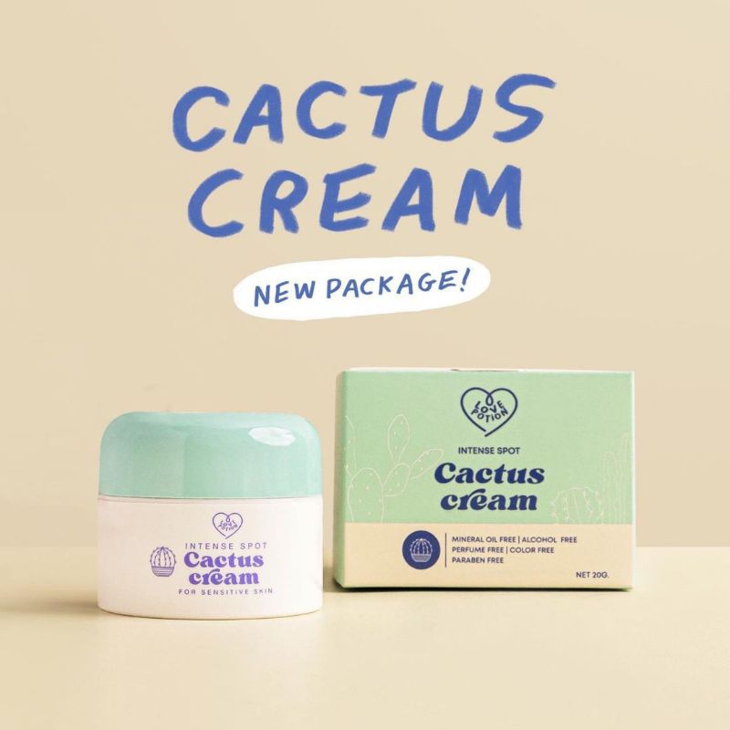 CACTUS CREAM ครีมแคกตัสเลิฟโพชั่น