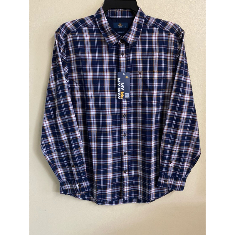 Mc Jeans เสื้อเชิ้ตผู้ชาย มีหลายสี cotton100% ผ้านิ่มใส่สบาย ทรงregular fit ของแท้100%