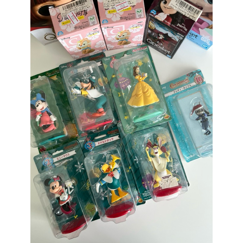 (พร้อมส่ง) - แท้จากญี่ปุ่นมือ 1 กล่องไม่สวยของตกแต่งต้นคริสต์มาส Mickey Minnie Donald Duck Rabbit Judy Hopps Belle Goofy