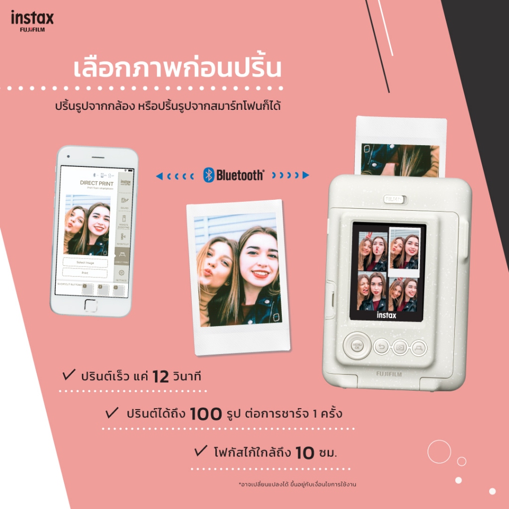 FUJIFILM INSTAX mini liplay แถมฟรีเมม32gb+กรอบรูป