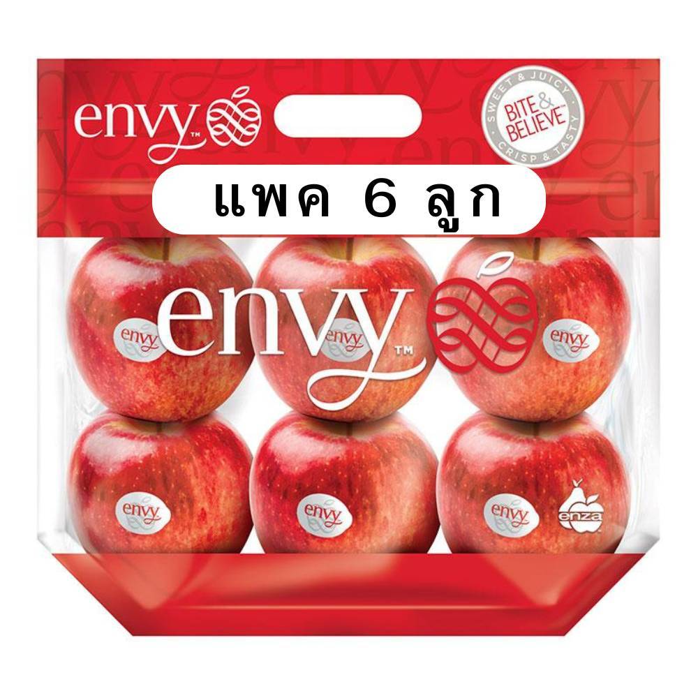 แอปเปิ้ล Envy (6ลูก) สินค้าเข้าใหม่  Premium Envy Apples  แอปเปิลเอนวี่นำเข้าจากประเทศ New Zealand