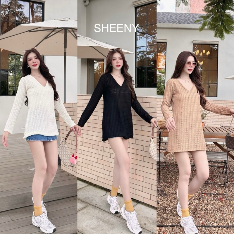 Morgan Knit Top or minidress  ป้าย Sheeny