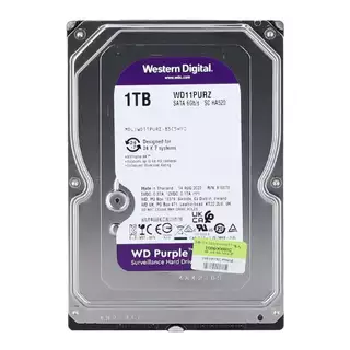 1 TB 3.5" HDD (ฮาร์ดดิสก์ 3.5") WD PURPLE - SATA3 (WD11PURZ)