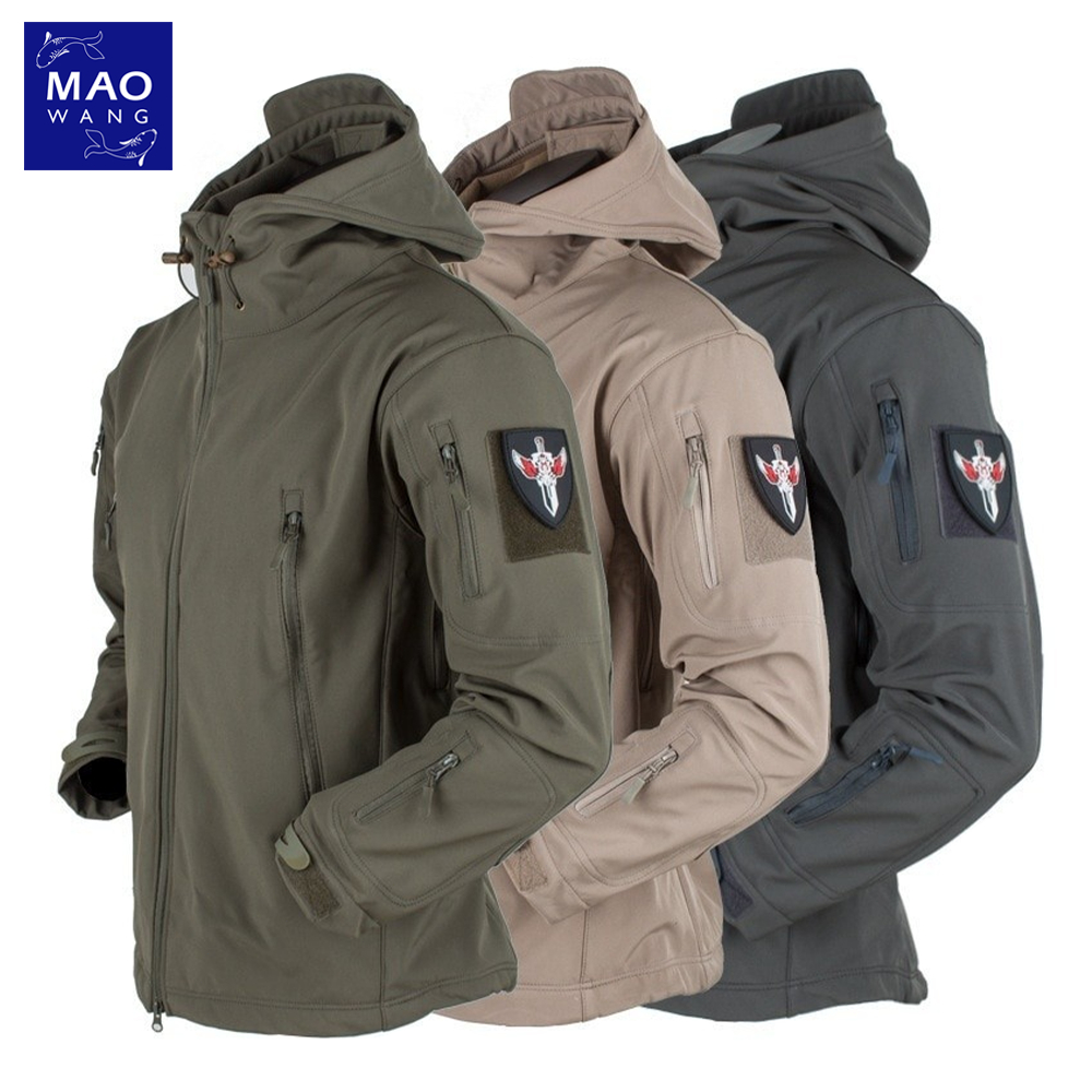 MAO Tactical Jackets แจ็กเก็ตผู้ชาย กันลม สวมใส่สบาย คุณภาพสูง