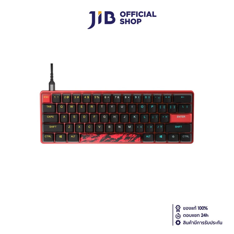 KEYBOARD STEELSERIES APEX 9 MINI FAZE CLAN EDITION (RED-BLACK) (STEELSERIES LINEAR OPTIPOINT OPTICAL