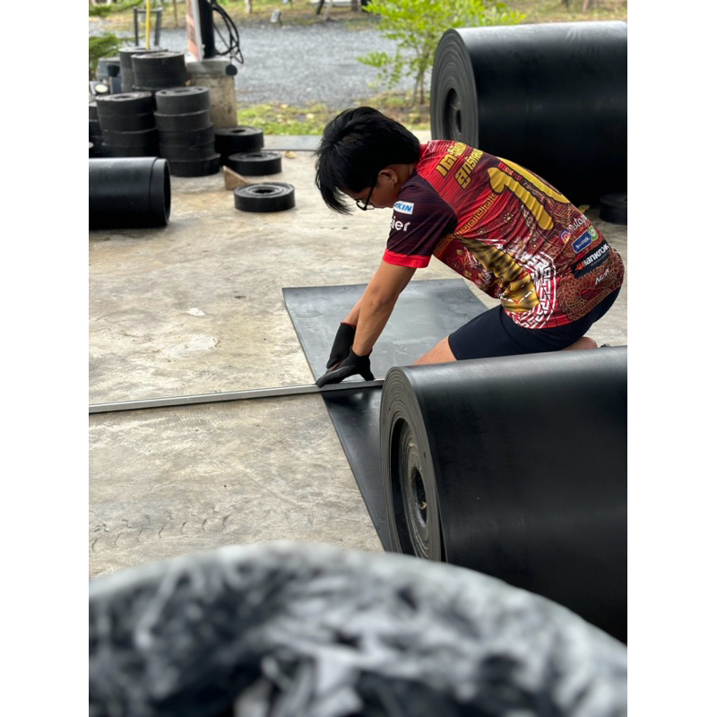 บังฝุ่นหน้าตัวแอล 100x1.20 (2)แผ่น ปีก 20cm. หนา 8 มิล บังโคลน สายพาน - รูปที่ 4