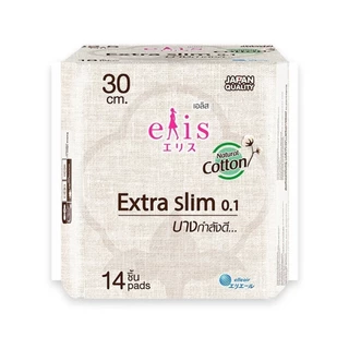 [แพ็ค 6 ] เอลิส ผ้าอนามัย เอ็กซ์ตร้า สลิม กลางวัน-กลางคืน 0.1 30 ซม. Elis Extra Slim 0.1 30 cm. Day & Night 14 Pcs.