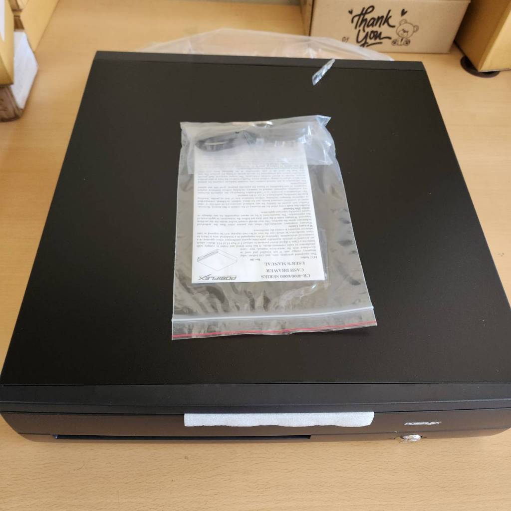 Cash Drawer fosiflex (ลิ้นชักเก็บเงิน โพสซิเฟล็ก CR-4100 ) ขนาด 5 ช่องแบงค์ 5 ช่องเหรียญ มือสองสภาพด