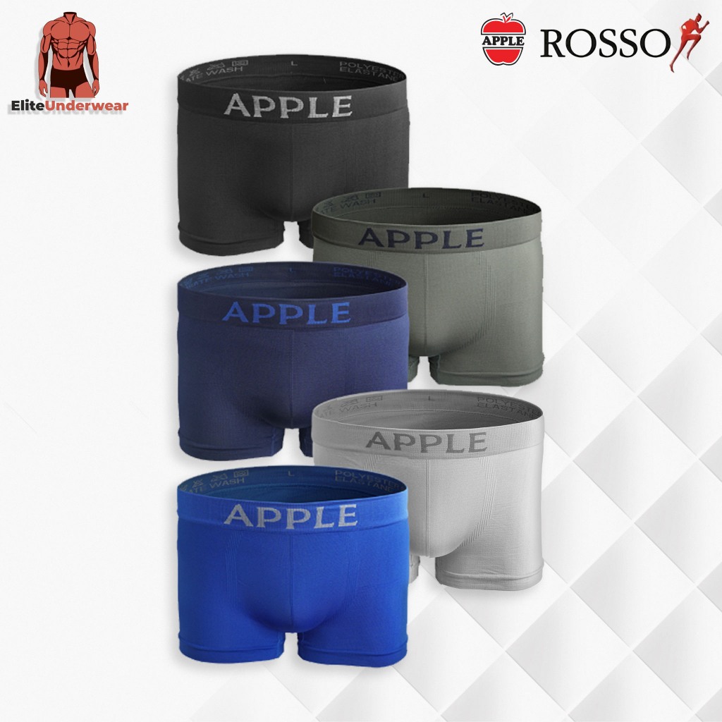 ROSSO Apple กางเกงในชายมีขา ไร้รอยต่อ รอยตะเข็บ สวมใส่สบาย ไม่ระคายเคืองผิว