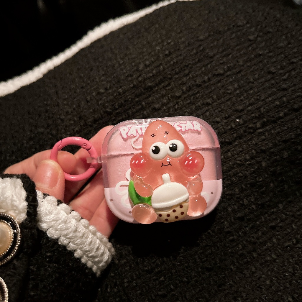 【 Patrick 】เคสหูฟัง i12 i11 i13 เคสใสการ์ตูนนูน 1 2 3  เคสหูฟังบลูทูธ gen gen1 gen2 เคสหูฟังไร้สาย P