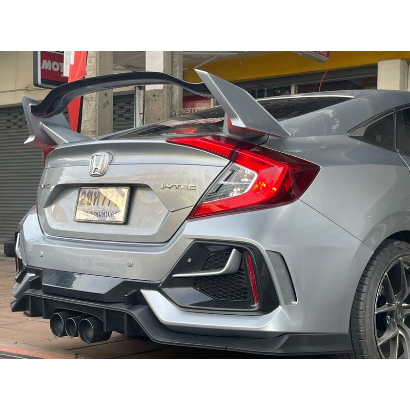 สปอยเลอร์ หลัง spoiler Civic FC FK 2016 - 2021 Type R ชุดแต่ง type-r honda civic hatcback Fk7 ตรงรุ่