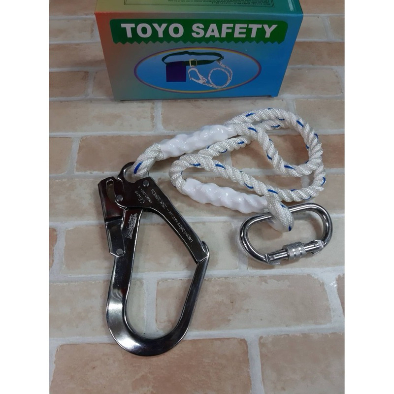 TOYO SAFETY ชุดกันตกจากที่ราคาประหยัดคุณภาพสูง ผลิตจากสาย Polyester ขนาด 45 mm D Ring ทั้งหมด 1 จุด 