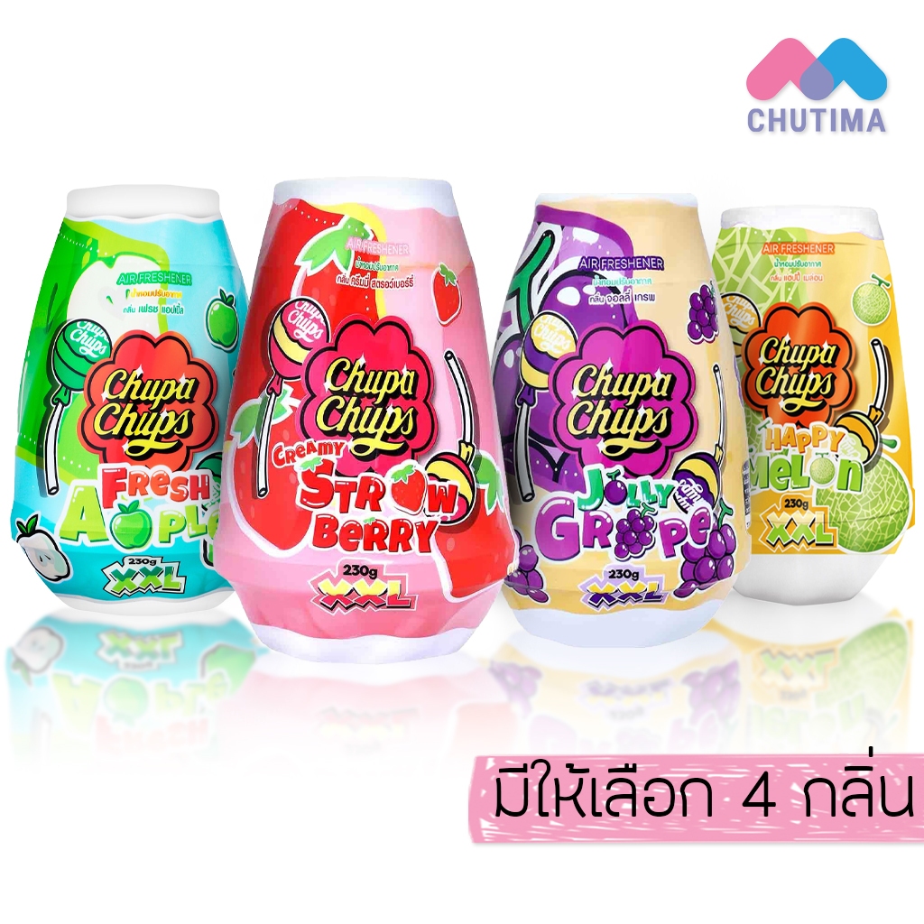 จูปา จุ๊ปส์ น้ำหอมปรับอากาศ กลิ่นผลไม้ Chupa Chups Solid Air Freshener 230 g.