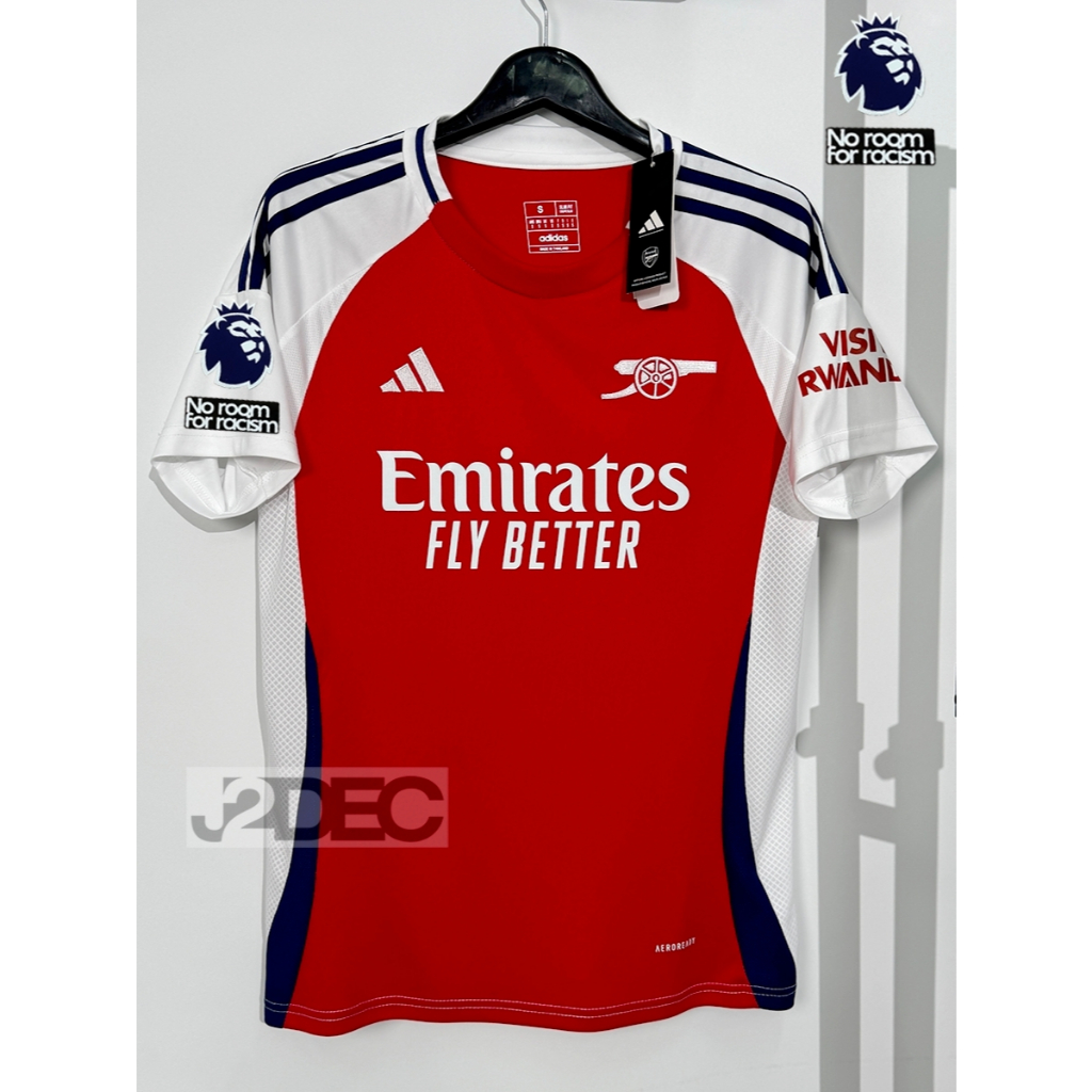 เสื้อฟุตบอล - [เกรดแฟนบอล] - อาร์เซน่อล. / *อาร์ม EPL.* / (เหย้า 24/25.) - สามารถเฟล็ชื่อนักเตะ-เบอร์-อาร์ม EPLได้.
