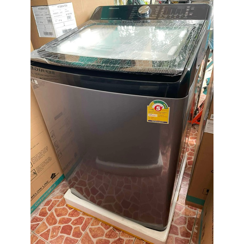 เครื่องซักผ้าฝาบนถังเดียว 17kg Hisense WT5T1715DT_ใหม่ b grade ลด 40% ถึง 60%