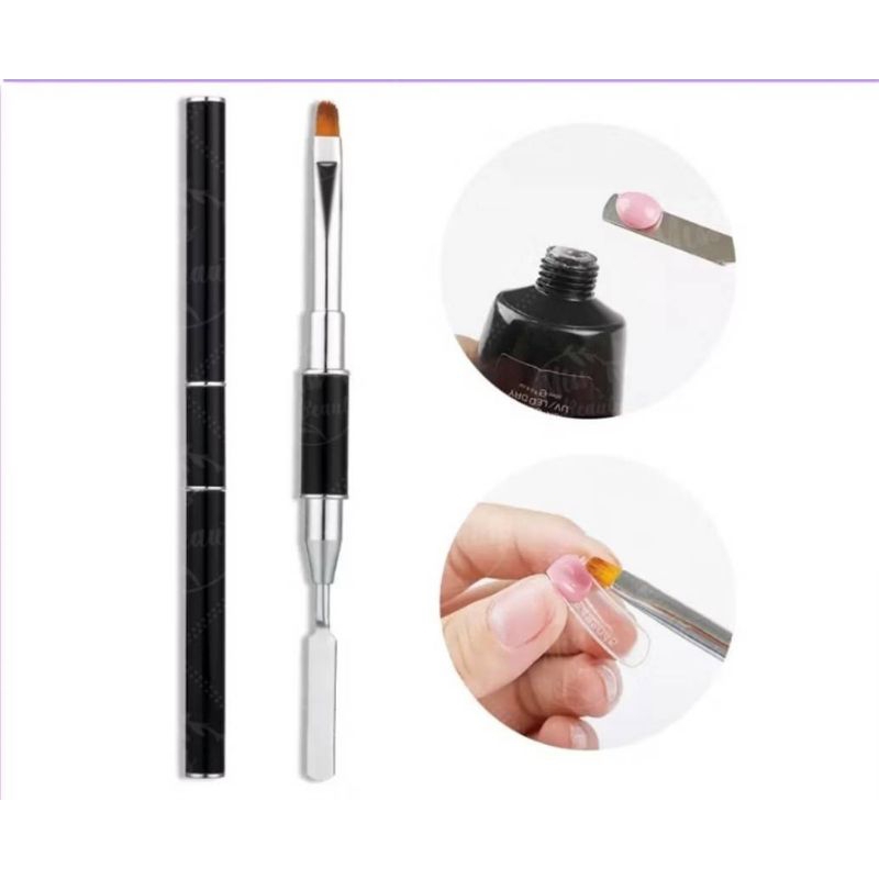 พู่กันต่อโพลี่เจล ที่เกลี่ยโพลี่เจล (Poly Gel)