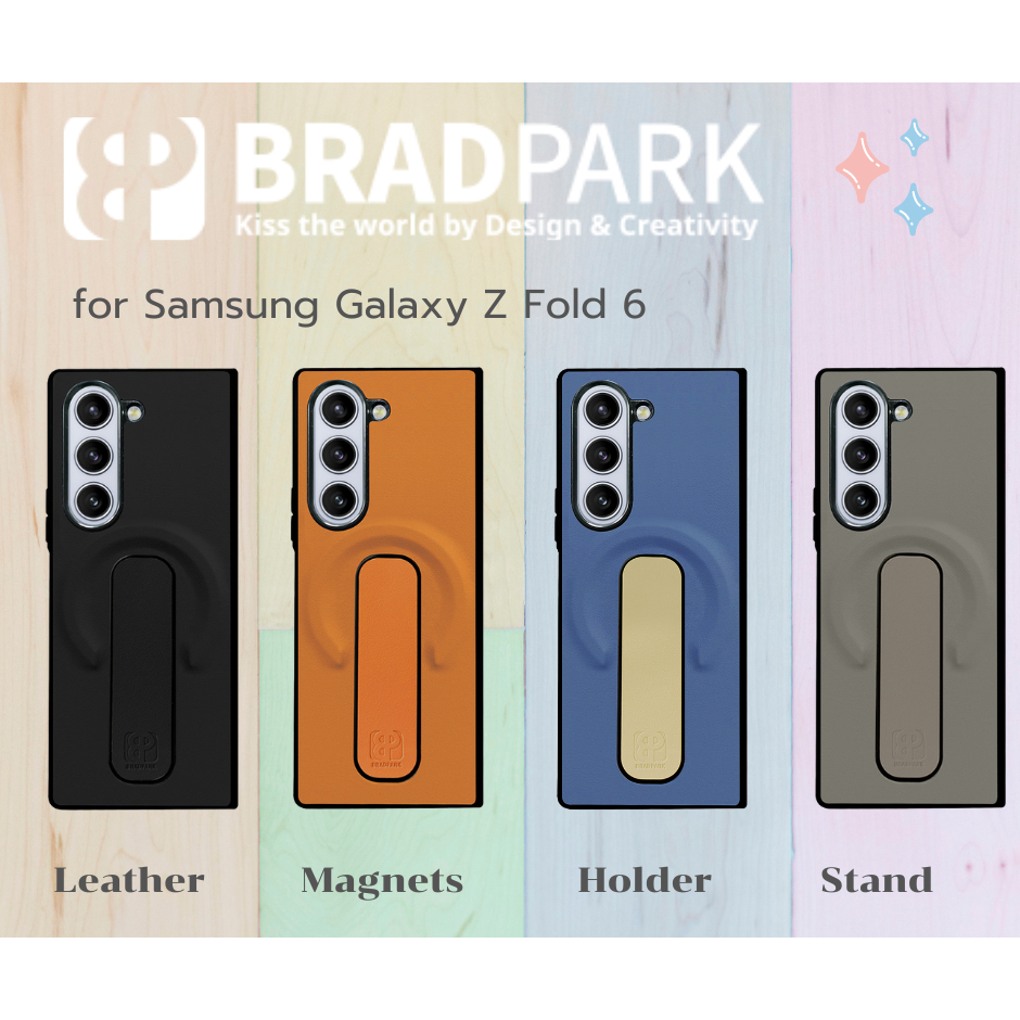 เคส BRADPARK Maggrip PU สำหรับ Samsung Galaxy Z Fold 6