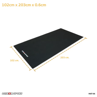 Altrom Sport รุ่น Mat-06 แผ่นรองพื้นเครื่องออกกำลังกาย 102x203 cm หนา 6 mm PVC MULTIPURPOSE GYM MAT