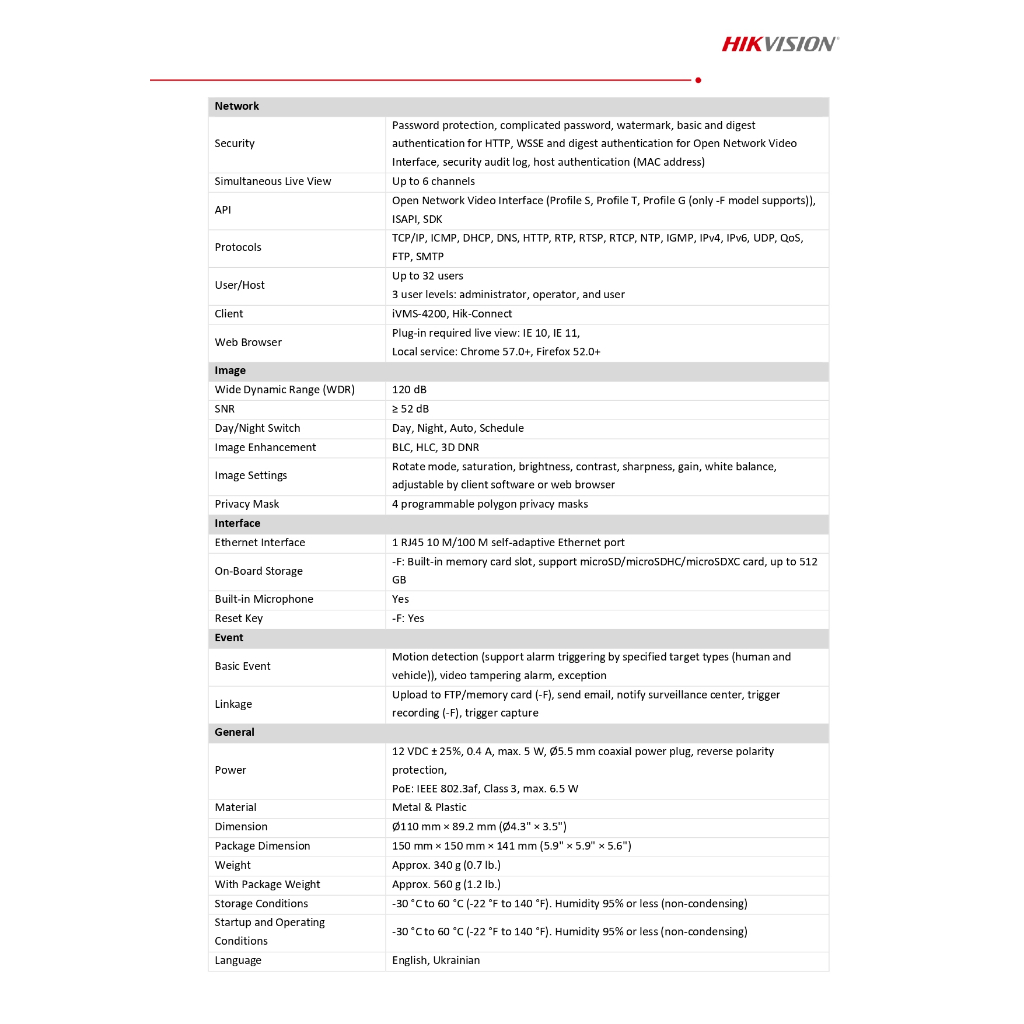 HIKVISION DS-2CD1343G2-LIU กล้องวงจรปิดระบบ IP ความละเอียด 4MP ,รองรับ POE,ไม่ใช่กล้อง WiFi,**มีประกัน 3ปี,ของแท้100%**